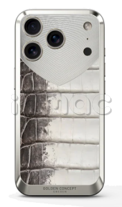 Чехол Golden Concept для iPhone 17 Pro Max, Magnetic Shield, Crocodile Edition - Himalaya Чехол Golden Concept для iPhone 17 Pro Max, Magnetic Shield, Crocodile Edition - Himalaya