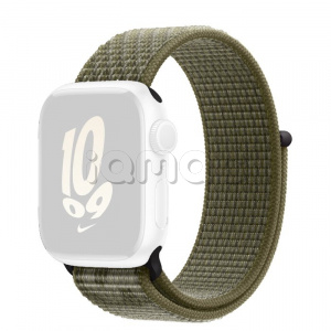 41мм Спортивный браслет Nike цвета «Секвойя/чистая платина» для Apple Watch