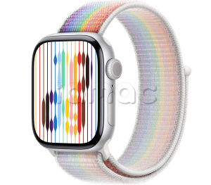 Купить Apple Watch Series 11 // 42мм GPS // Корпус из алюминия серебристого цвета, спортивный браслет цвета Pride Edition
