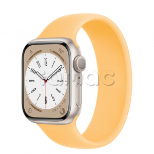 Купить Apple Watch Series 8 // 41мм GPS // Корпус из алюминия цвета "сияющая звезда", монобраслет цвета "солнечное сияние"