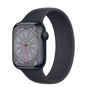 Apple Watch Series 8 // 41мм GPS // Корпус из алюминия цвета "темная ночь", монобраслет цвета "темная ночь"