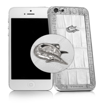 Купить CAVIAR iPhone 5S Unico Perla Alligatore Diamante