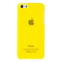 Накладка пластиковая XINBO для iPhone 5C толщина 0.5 мм желтая