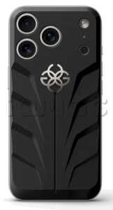 Чехол Golden Concept для iPhone 17 Pro, Magnetic Shield, Racing Sport Rubber, Onyx Black