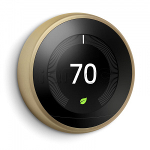 Купить Терморегулятор Google Nest Learning Thermostat, 3-е поколение, Brass