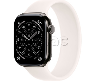 Купить Apple Watch Series 11 // 42мм GPS+Cellular // Корпус из титана сланцевого цвета, монобраслет цвета "светлые румяна"