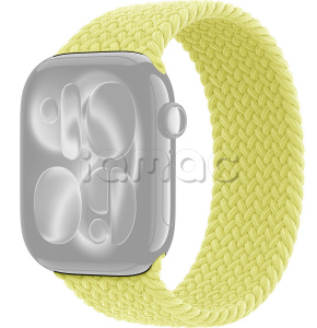 46мм Плетёный монобраслет цвета "Неоновый желтый" для Apple Watch