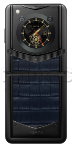 Телефон Vertu IRONFLIP Alligator Leather (Navy blue/Темно-синий)