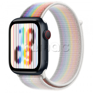 Купить Apple Watch Series 8 // 45мм GPS + Cellular // Корпус из алюминия цвета "темная ночь", спортивный браслет цвета Pride Edition