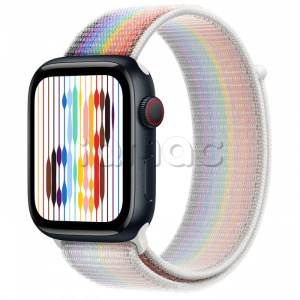Купить Apple Watch Series 8 // 45мм GPS + Cellular // Корпус из алюминия цвета "темная ночь", спортивный браслет цвета Pride Edition