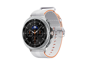 Samsung Galaxy Watch8 Classic (46 мм) Wifi+LTE, Черный, Спортивный браслет белого цвета
