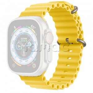 49мм Ремешок Ocean Band желтого цвета для Apple Watch Ultra