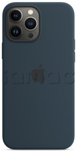 Силиконовый чехол MagSafe для iPhone 13 Pro, цвет «синий омут»
