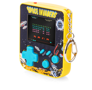 Портативная консоль Space Invaders Super Micro Keychain Gamer (Yellow)