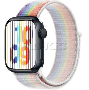 Купить Apple Watch Series 9 // 41мм GPS // Корпус из алюминия цвета "темная ночь", спортивный браслет цвета Pride Edition