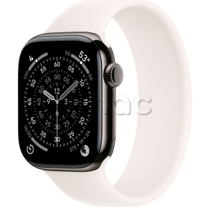 Купить Apple Watch Series 11 // 46мм GPS+Cellular // Корпус из титана сланцевого цвета, монобраслет цвета "светлые румяна"