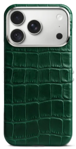 Чехол Golden Concept для iPhone 18 Pro Max, Alligator Edition (Green)