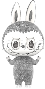 Игрушка MEGA LABUBU 400% Sketch