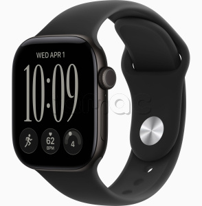 Купить Apple Watch Series 12 // 46мм GPS // Корпус из алюминия черного цвета, спортивный ремешок черного цвета