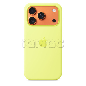 Силиконовый чехол MagSafe для iPhone 17 Pro (Neon Yellow)
