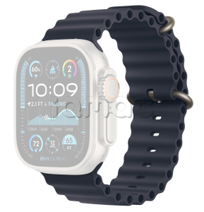 49мм Ремешок Ocean Band цвета "Морской синий", отделка из натурального титана, для Apple Watch Ultra