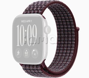 42мм Спортивный браслет клетчато-бордового цвета для Apple Watch