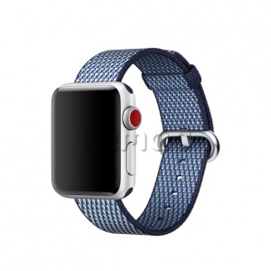 38/40мм Ремешок из плетёного нейлона тёмно-﻿синего цвета (сетчатый-узор) для Apple Watch