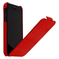 Чехол для iPhone 5s Borofone Crocodile flip Leather case Red