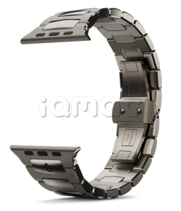Ремешок Golden Concept для Apple Watch, ROYAL II (Titanium Grey)