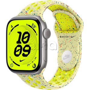 Купить Apple Watch Series 11 // 46мм GPS // Корпус из алюминия цвета "серый космос", спортивный ремешок Nike цвета "электрический всплеск"