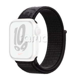 41мм Спортивный браслет Nike чёрного цвета для Apple Watch