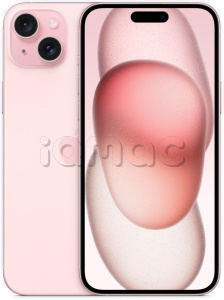 Купить iPhone 15 Plus 256Гб Pink/Розовый (nano-SIM & eSIM)