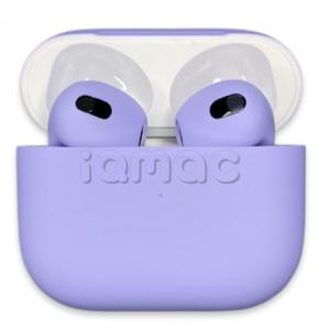 Купить AirPods (3‑го поколения) (2021) - беспроводные наушники Apple с зарядным кейсом (Сиреневый, матовый)