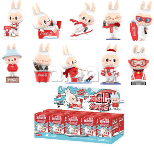 Набор секретных боксов с фигуркой LABUBU THE MONSTERS COCA-COLA Series, Figures, Blind Box (фигурка попадается случайно) (10 коробок)
