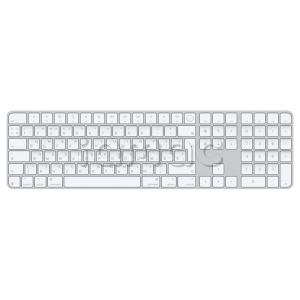 Клавиатура Apple Magic Keyboard с Touch ID - полноразмерная с цифровой панелью (USB–C), White