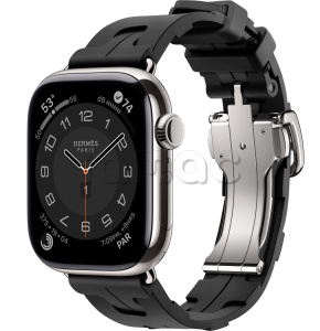Купить Apple Watch Series 11 // 46мм GPS+Cellular // Корпус из титана серебристого цвета, ремешок Kilim Single Tour цвета Noir