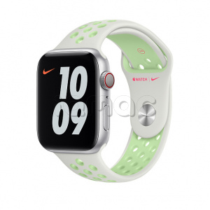 44мм Спортивный ремешок Nike цвета «Еловая дымка/пастельный зелёный» для Apple Watch