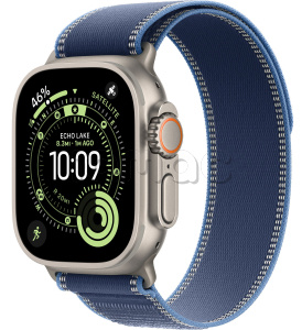 Купить Apple Watch Ultra 3 (2025) // 49мм GPS+Cellular // Корпус из титана, ремешок Trail Loop синего цвета