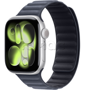 Купить Apple Watch Series 11 // 46мм GPS // Корпус из алюминия серебристого цвета, браслет цвета "морской синий", с магнитной застежкой