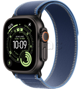 Купить Apple Watch Ultra 3 (2025) // 49мм GPS+Cellular // Корпус из черного титана, ремешок Trail Loop синего цвета