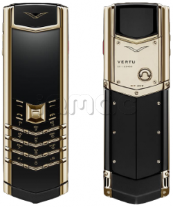 Телефон Vertu Signature V Уellow Gold Black Сeramic