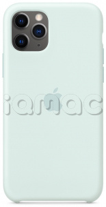 Силиконовый чехол для iPhone 11 Pro Max, цвет «морская пена», оригинальный Apple
