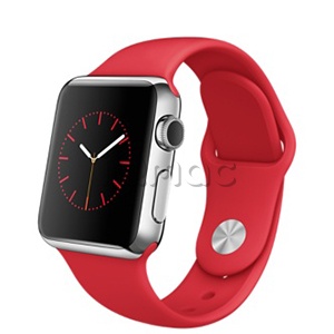 Купить Apple Watch 38 мм из нержавеющей стали, спортивный ремешок (PRODUCT)RED
