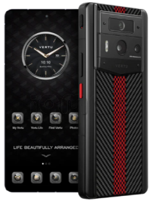 Телефон Vertu METAVERTU 2 Max, 1Тb, Carbon Fiber Dragon Year Lucky Edition (Fortune Flame/Black Ceramic/Черный с красным)