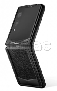 Телефон Vertu Quantum Flip, Calfskin Series (Jade Black)