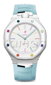 Аксессуары Golden Concept Royal Sport Edition для часов Swatch Royal Pop (HUIT BLANC) (Голубой и розовый ремешки)
