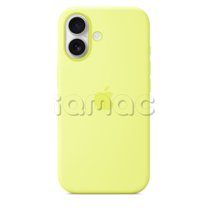 Силиконовый чехол MagSafe для iPhone 17 (Neon Yellow)