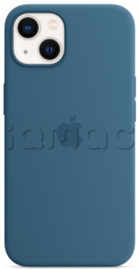 Силиконовый чехол MagSafe для iPhone 13 mini, цвет «полярная лазурь»
