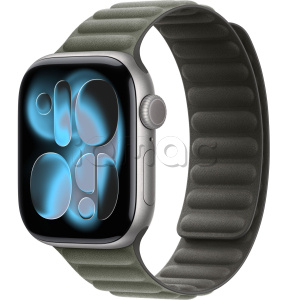 Купить Apple Watch Series 11 // 46мм GPS // Корпус из алюминия цвета "серый космос", браслет цвета "серый шалфей", с магнитной застежкой