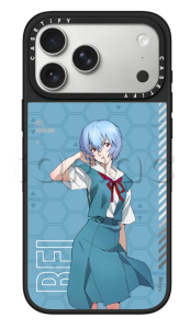 Чехол The Evangelion x CASETiFY Collection для iPhone 17 Pro (Rei Ayanami)